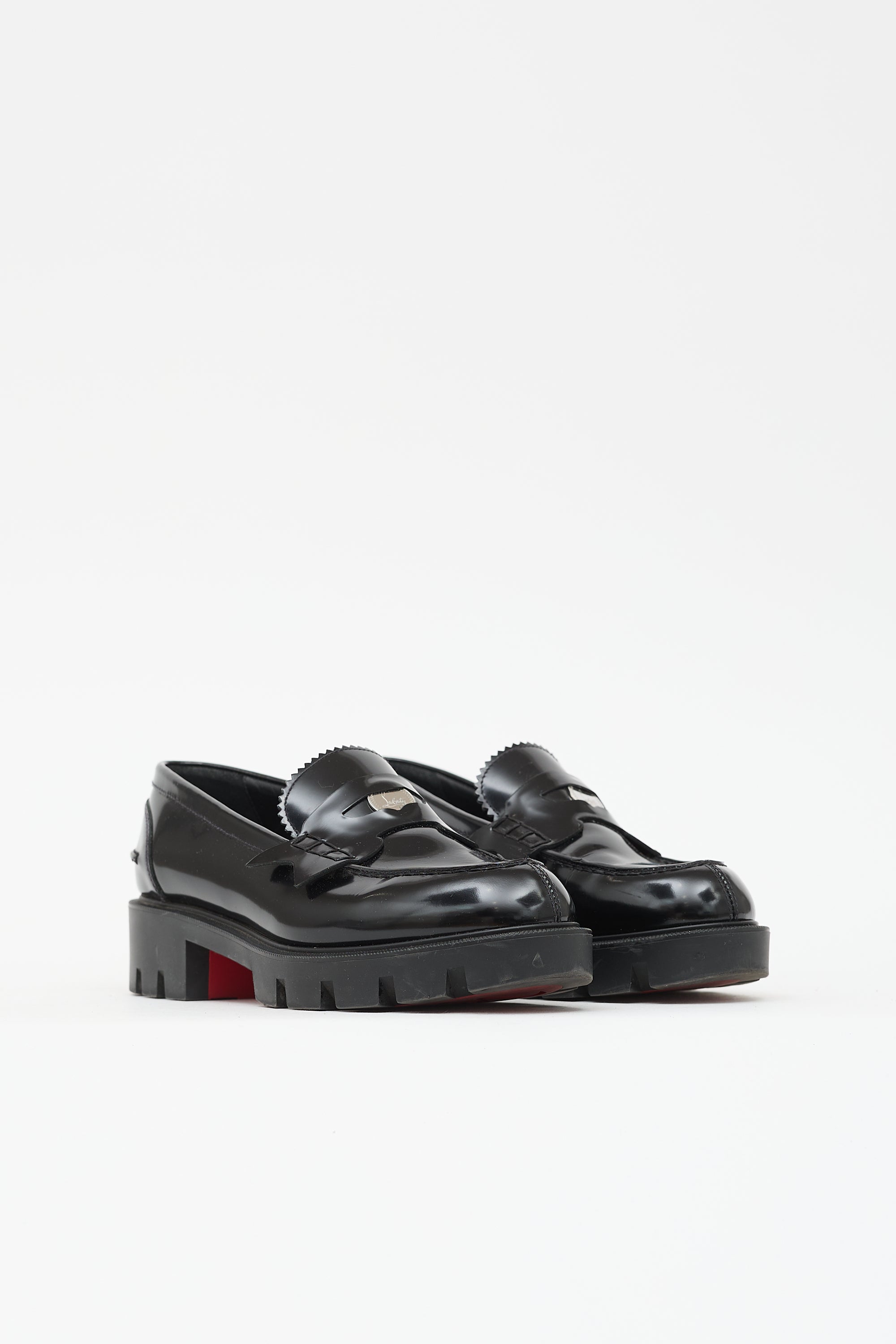 Christian Louboutin Leather Penny Loafer