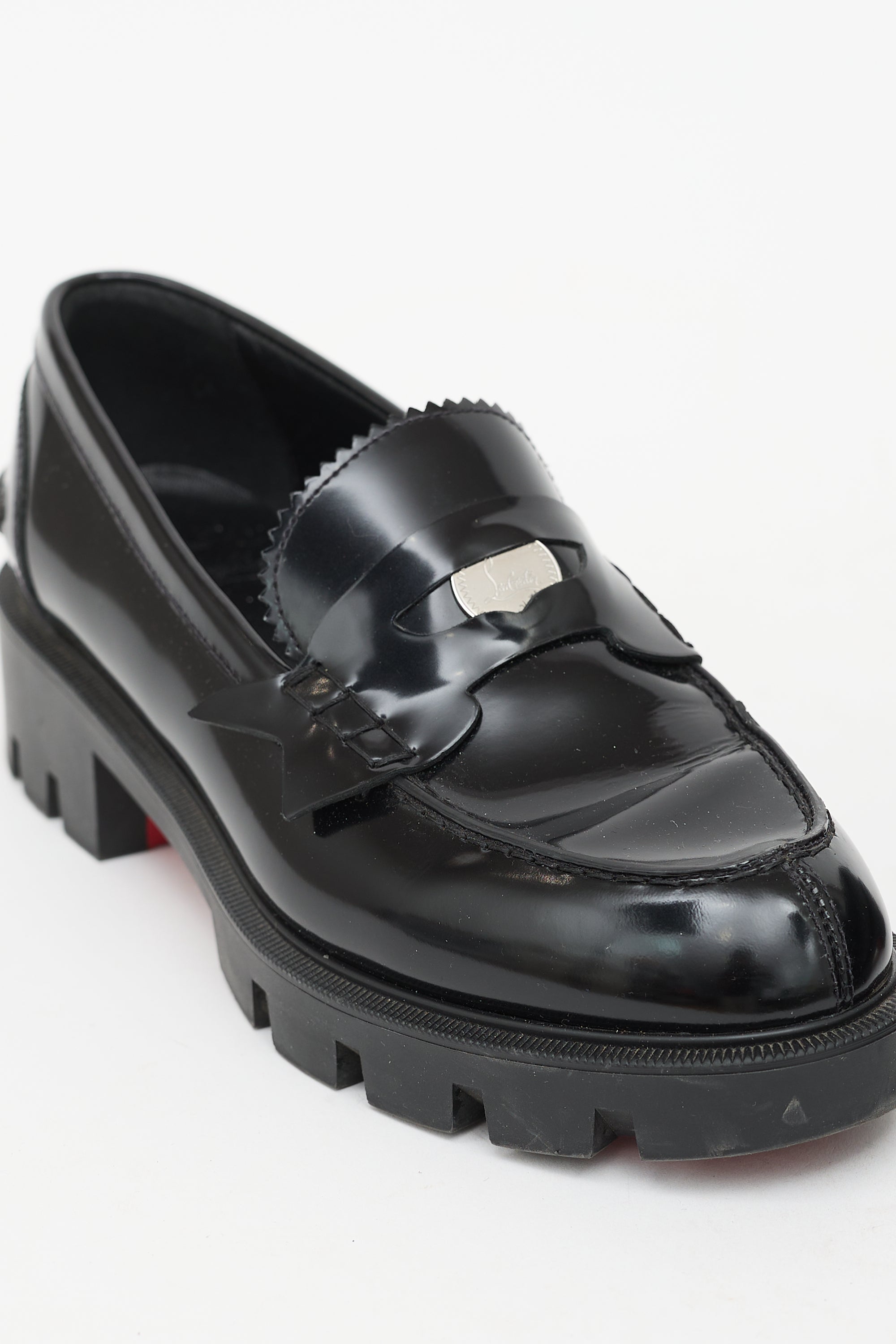 Christian Louboutin Leather Penny Loafer