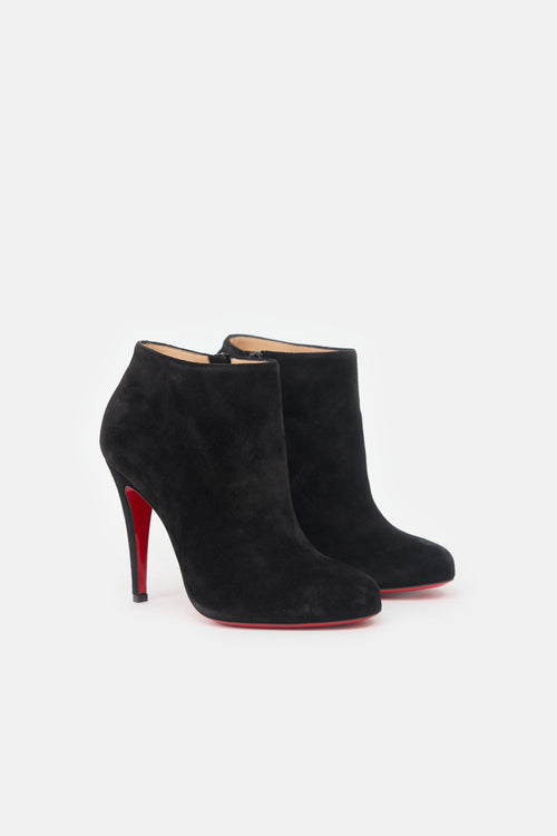 Christian Louboutin Suede Belle Ankle Boot