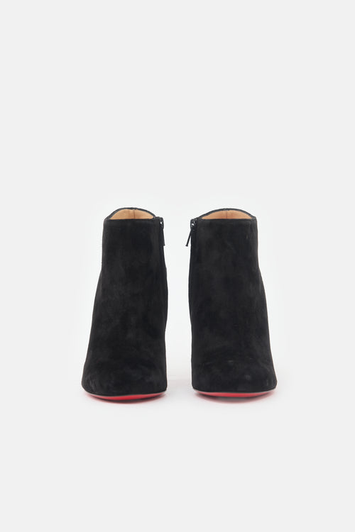 Christian Louboutin Suede Belle Ankle Boot