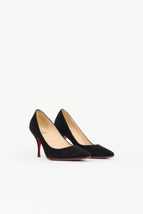 Christian Louboutin Suede Kate 70 Pump