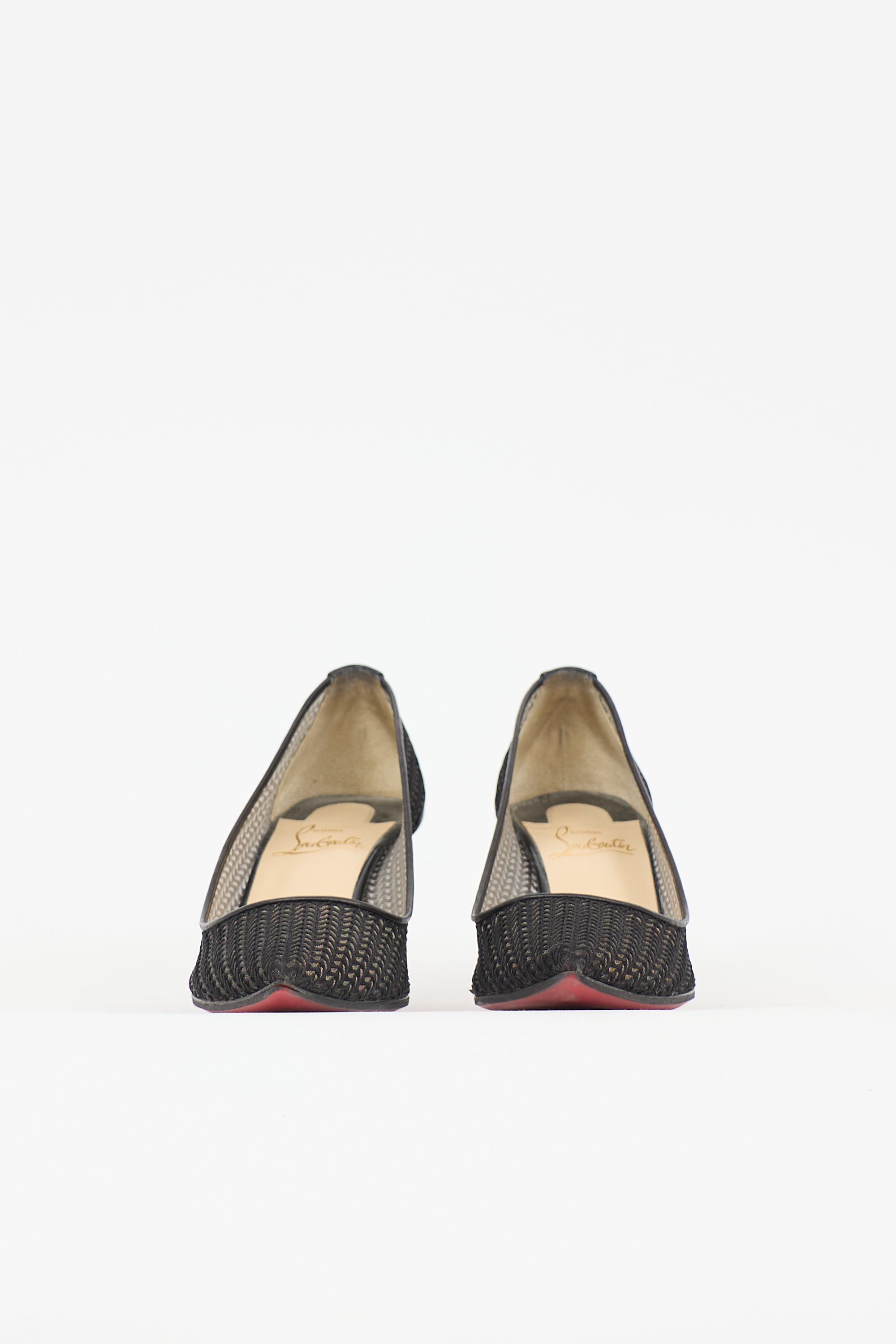 Christian Louboutin Chevron Mesh Filomena Pump