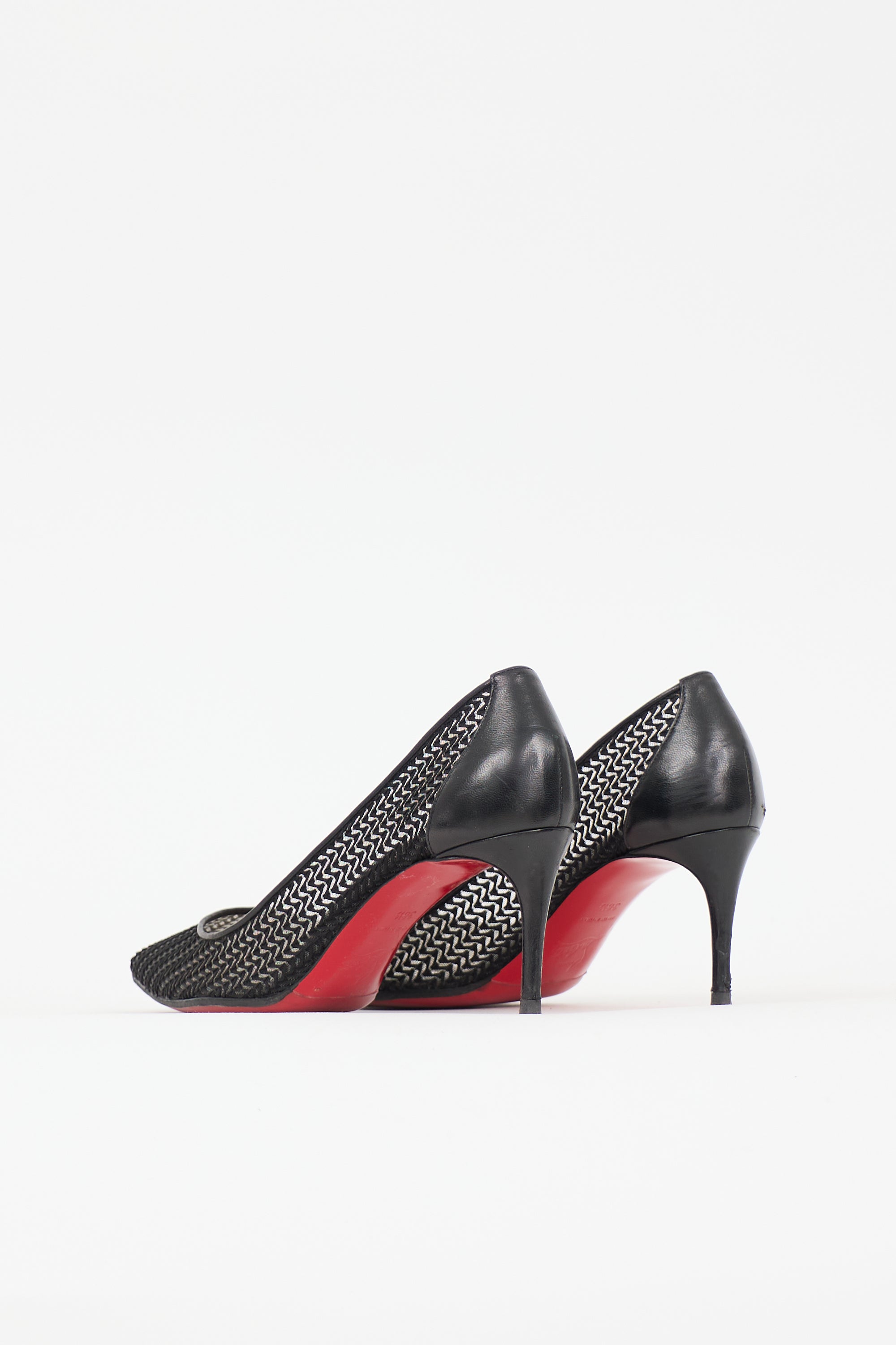 Christian Louboutin Chevron Mesh Filomena Pump