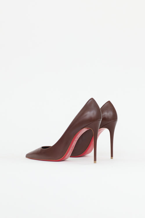 Christian Louboutin Leather Kate 100 Pump