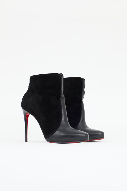 Christian Louboutin Leather Panelled Gaetanina Bootie
