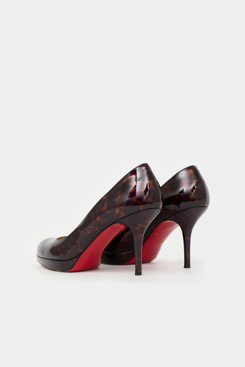Christian Louboutin Patent Leather Ron Ron  Pump