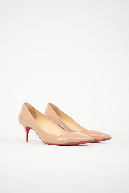 Christian Louboutin Patent Pigalle Follies 55 Pump