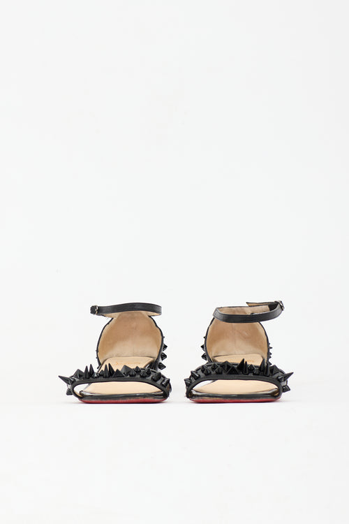 Christian Louboutin Patent Spike Druide Sandal