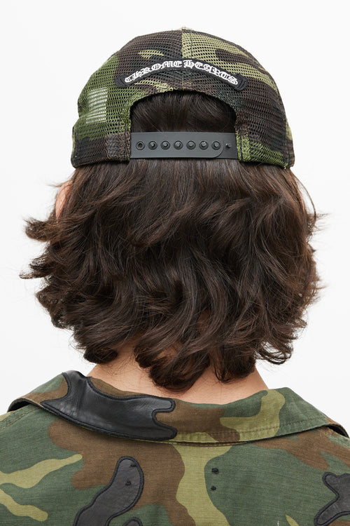 Chrome Hearts Black & Multicolour Camo Hat