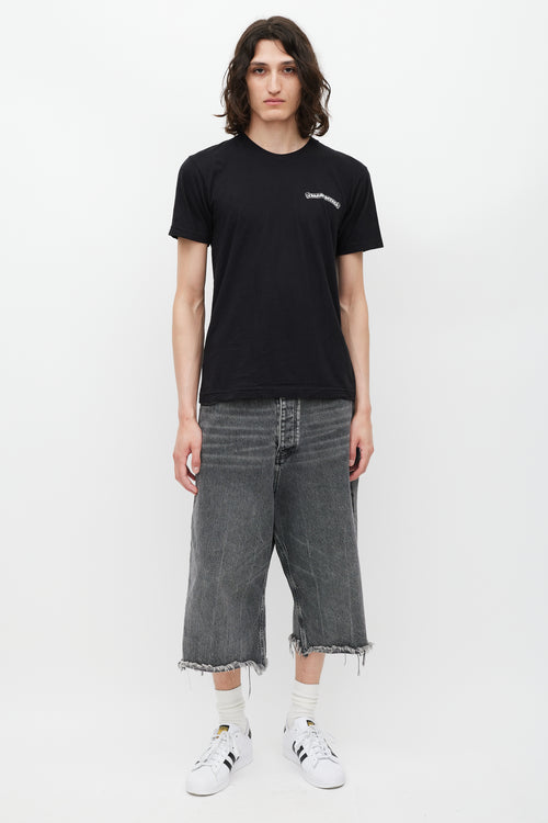 Chrome Hearts Black & Multicolour Las Vegas Logo T-Shirt
