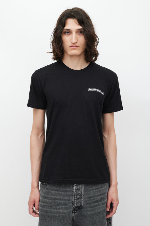 Chrome Hearts Black & Multicolour Las Vegas Logo T-Shirt
