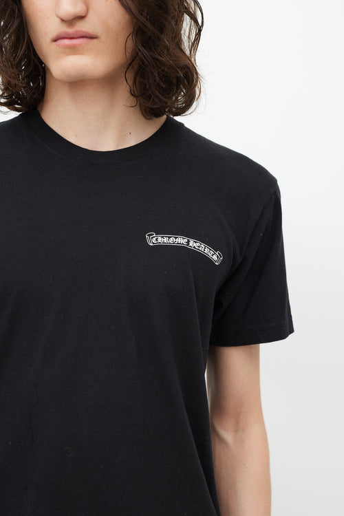 Chrome Hearts Black & Multicolour Las Vegas Logo T-Shirt