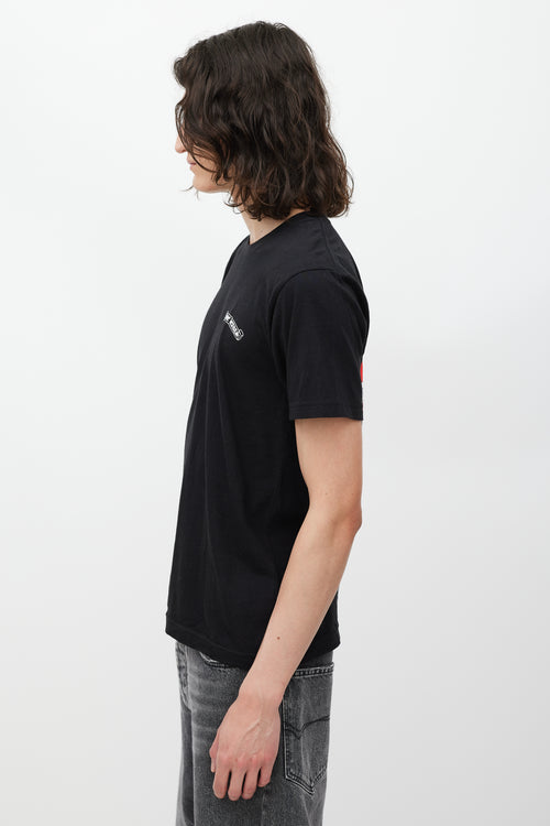 Chrome Hearts Black & Multicolour Las Vegas Logo T-Shirt