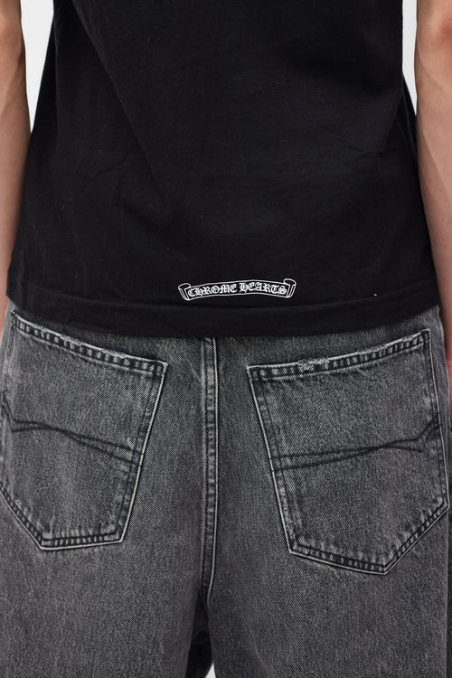 Chrome Hearts Black & Multicolour Las Vegas Logo T-Shirt
