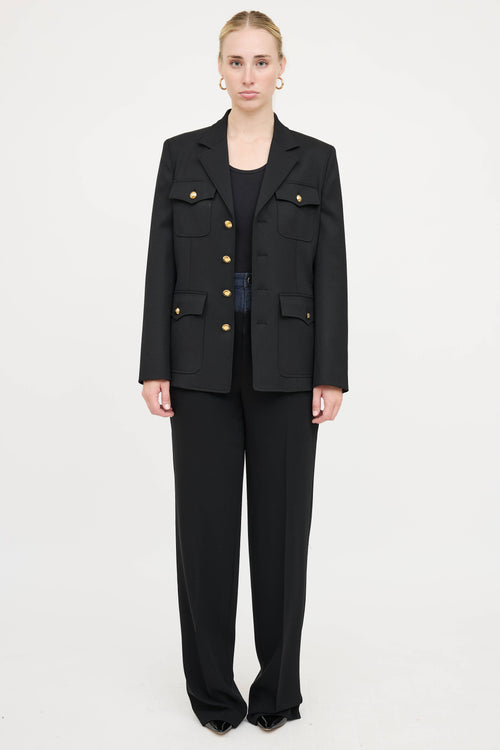 Cinq à Sept Double Waist Trouser