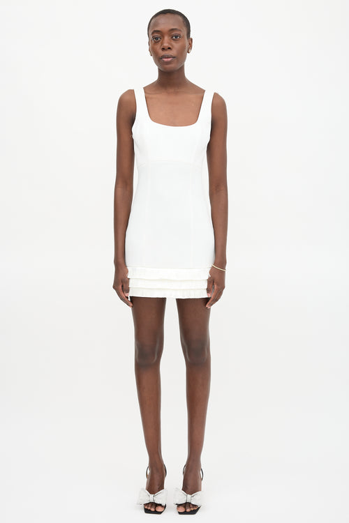 Cinq à Sept Hattie Fringe Hem Mini Dress