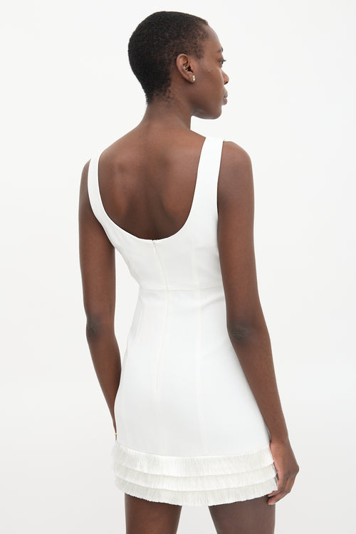 Cinq à Sept Hattie Fringe Hem Mini Dress