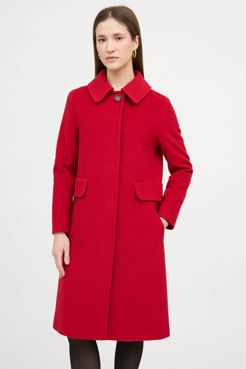 Cinzia Rocca Wool Snap Coat