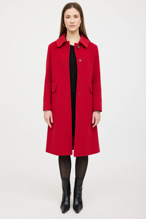 Cinzia Rocca Wool Snap Coat