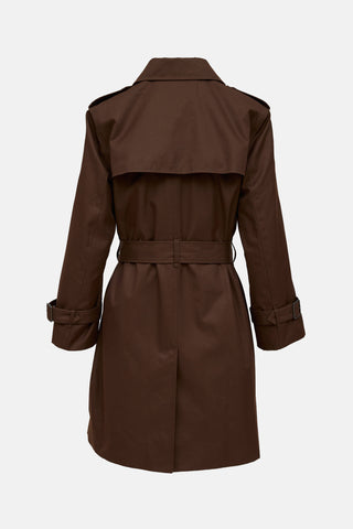 Coach Double Breasted Belted Trench Coat