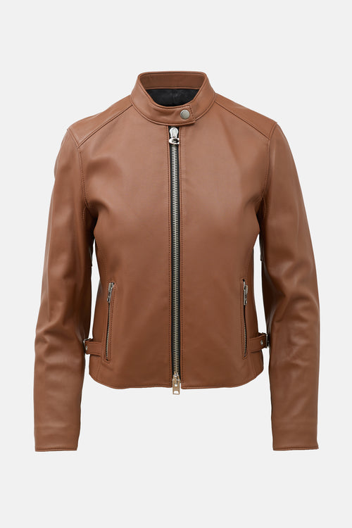 Coach Leather Racer Jacket
