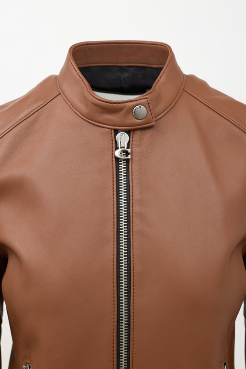 Coach Leather Racer Jacket