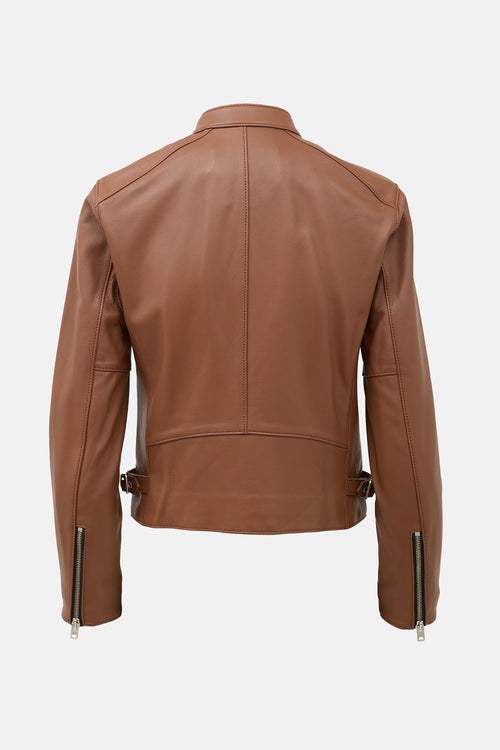 Coach Leather Racer Jacket