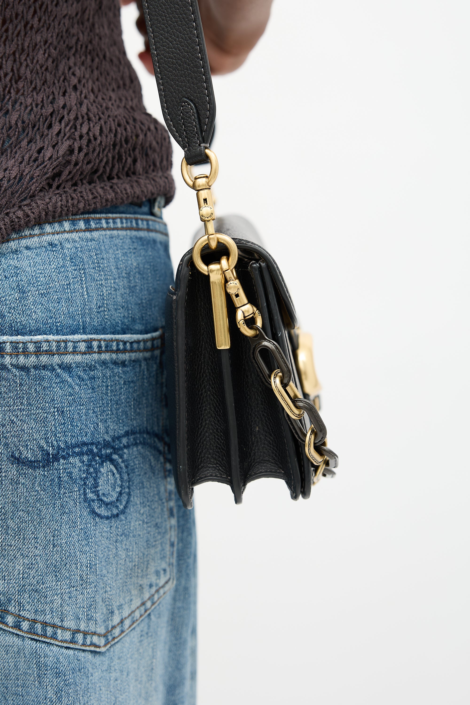 Coach Leather Tabby Bag