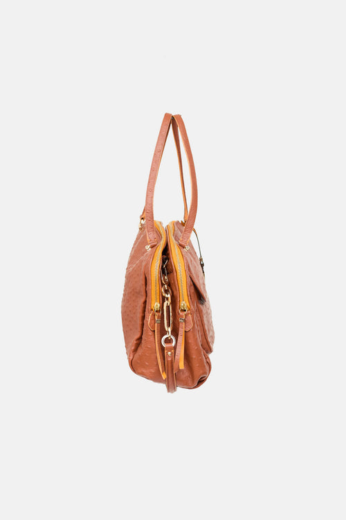 Coach Leather Top Handle Bag