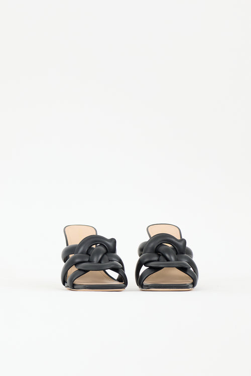 Coach Padded Leather Kellie Sandal
