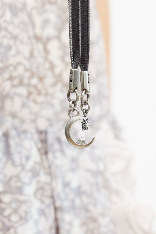 Coach Pink & Grey Metallic Floral Tiered Maxi Dress