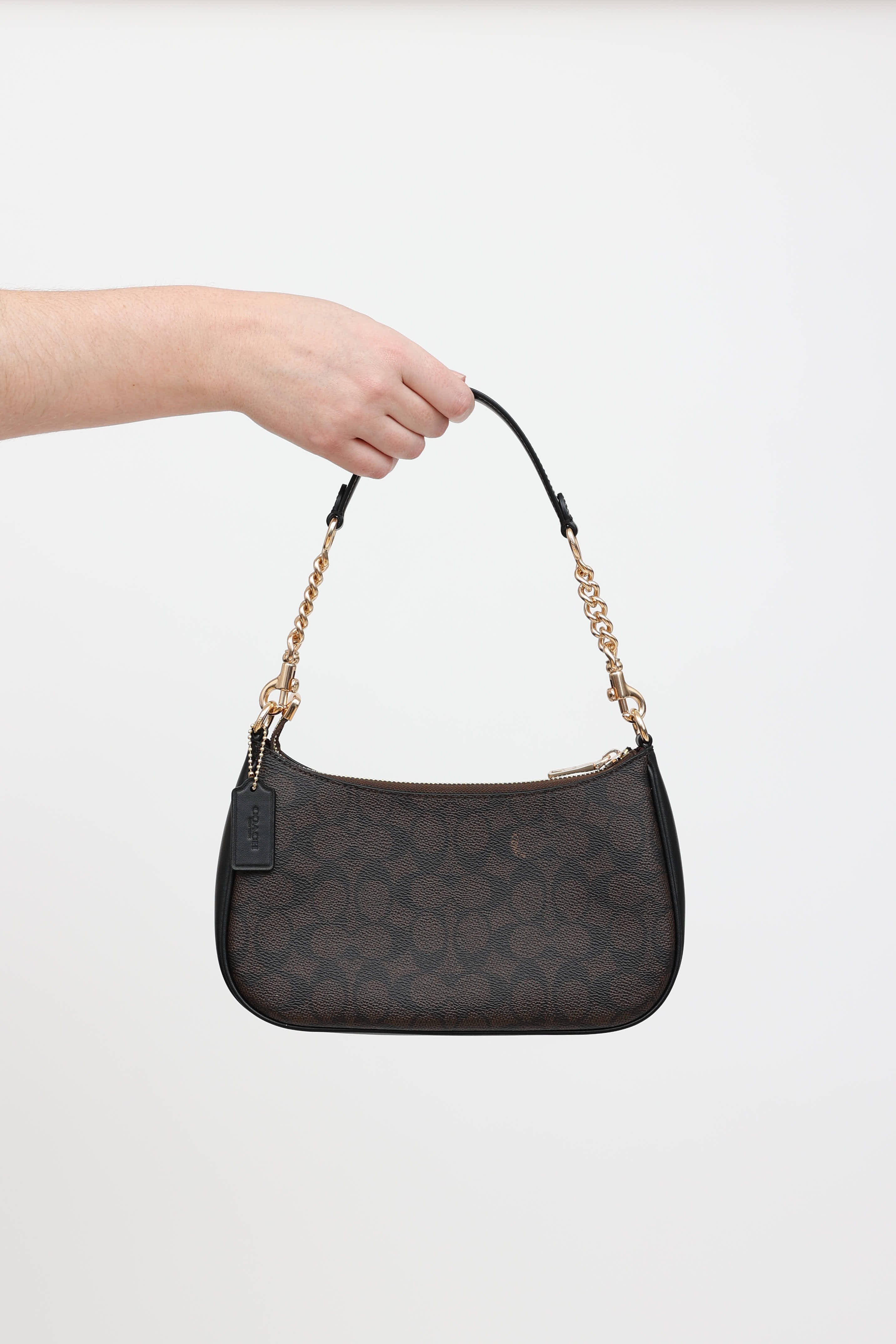 Coach Teri Monogram Shoulder Bag