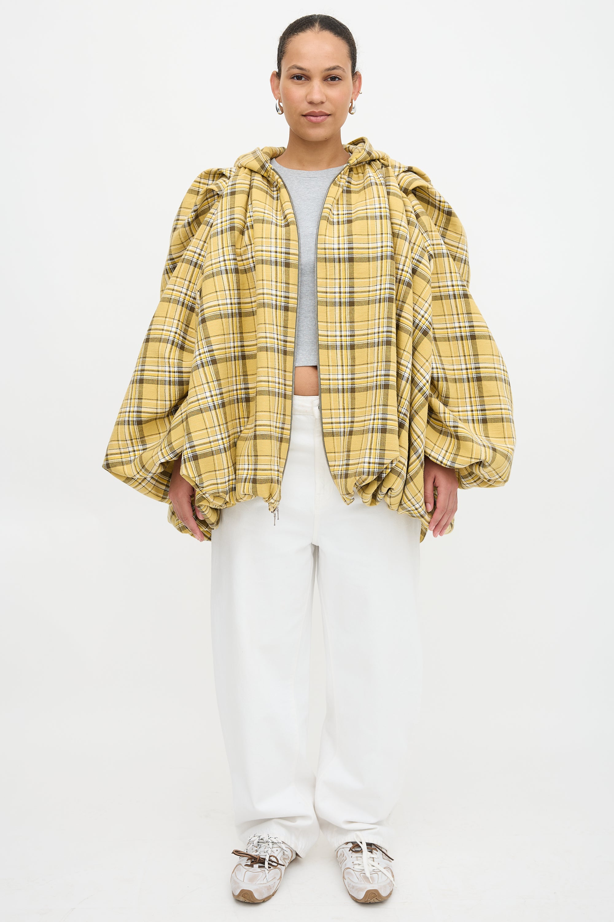 Collina Strada Plaid Pillow Jacket