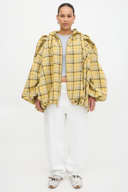 Collina Strada Plaid Pillow Jacket