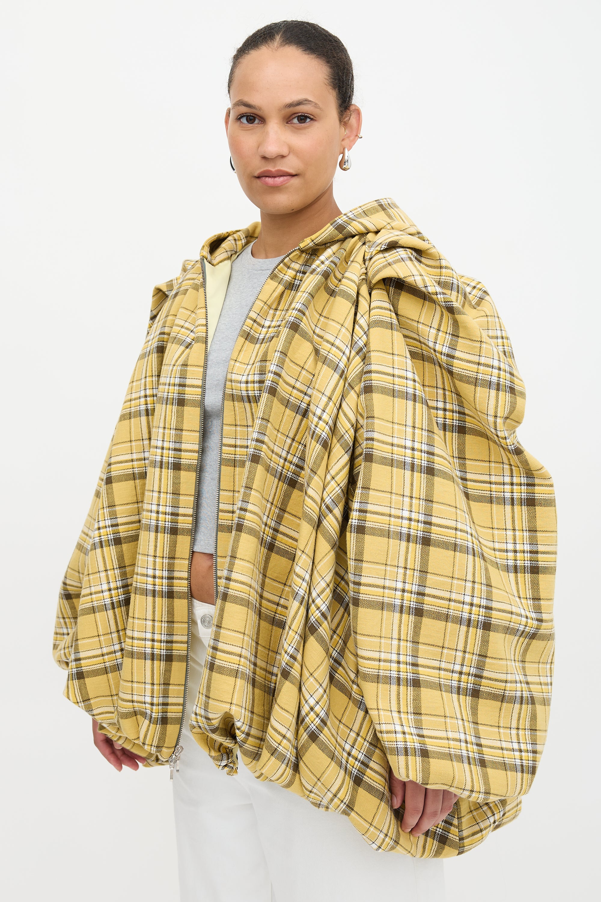 Collina Strada Plaid Pillow Jacket