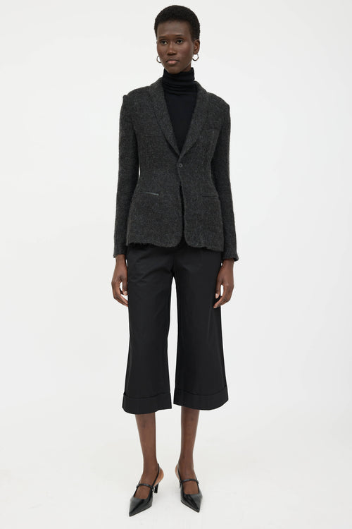 Coming Soon Wool Knit Blazer