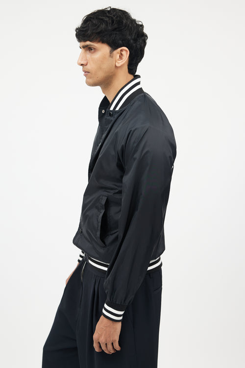 Comme des Garçons Black & White Nylon Jacket