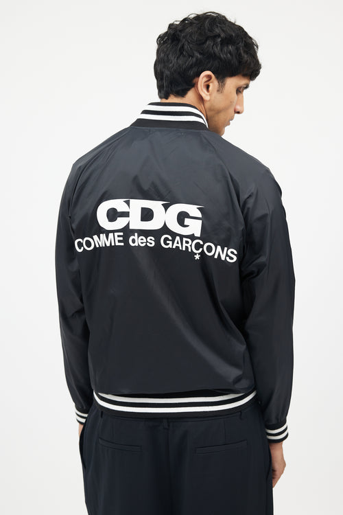 Comme des Garçons Black & White Nylon Jacket