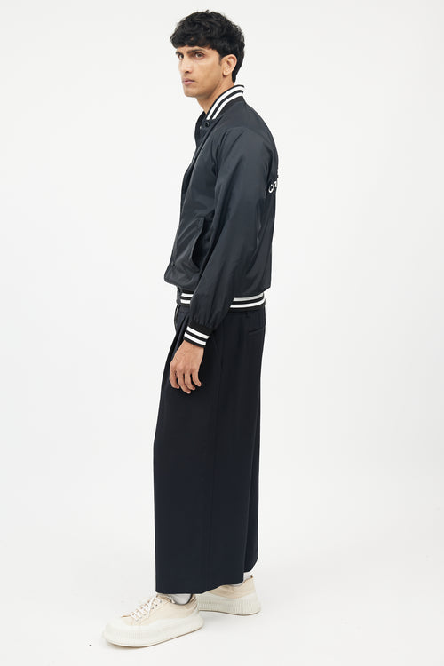 Comme des Garçons Black & White Nylon Jacket