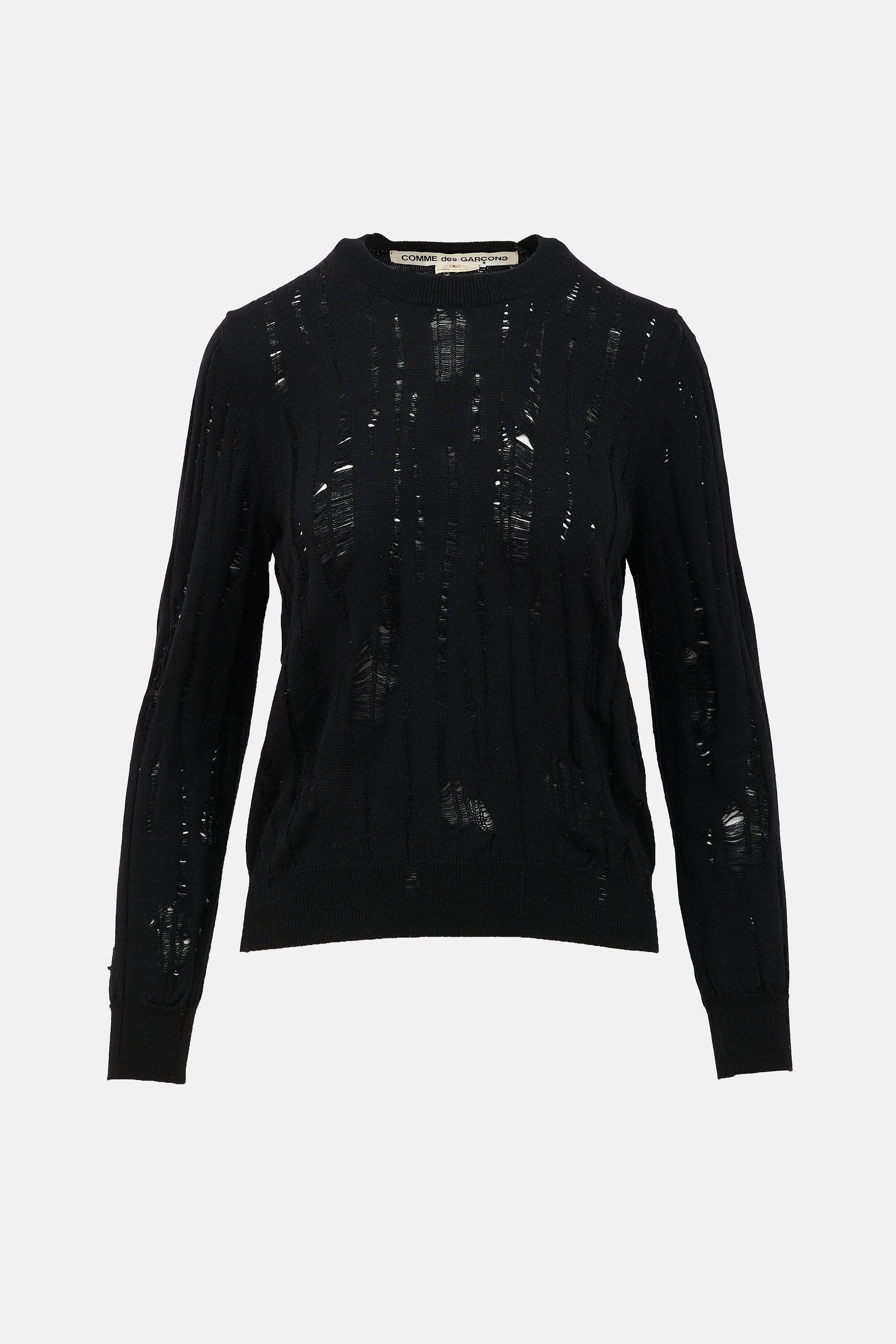 Comme des Garçons Distressed Sweater