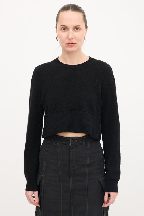 Comme des Garçons FW 2020 Wool Cropped Sweater