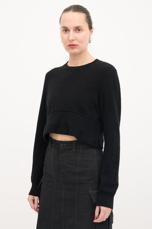 Comme des Garçons FW 2020 Wool Cropped Sweater