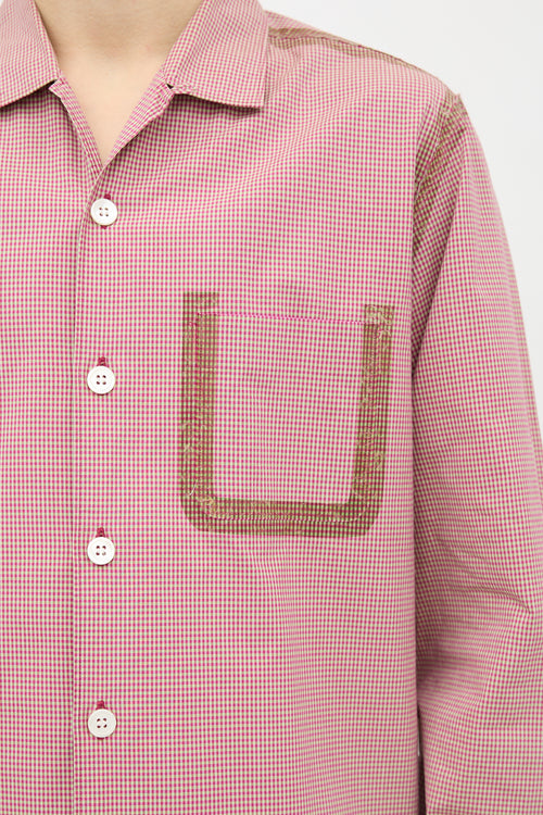 Comme des Garçons 2003 Homme Gingham Taped Shirt