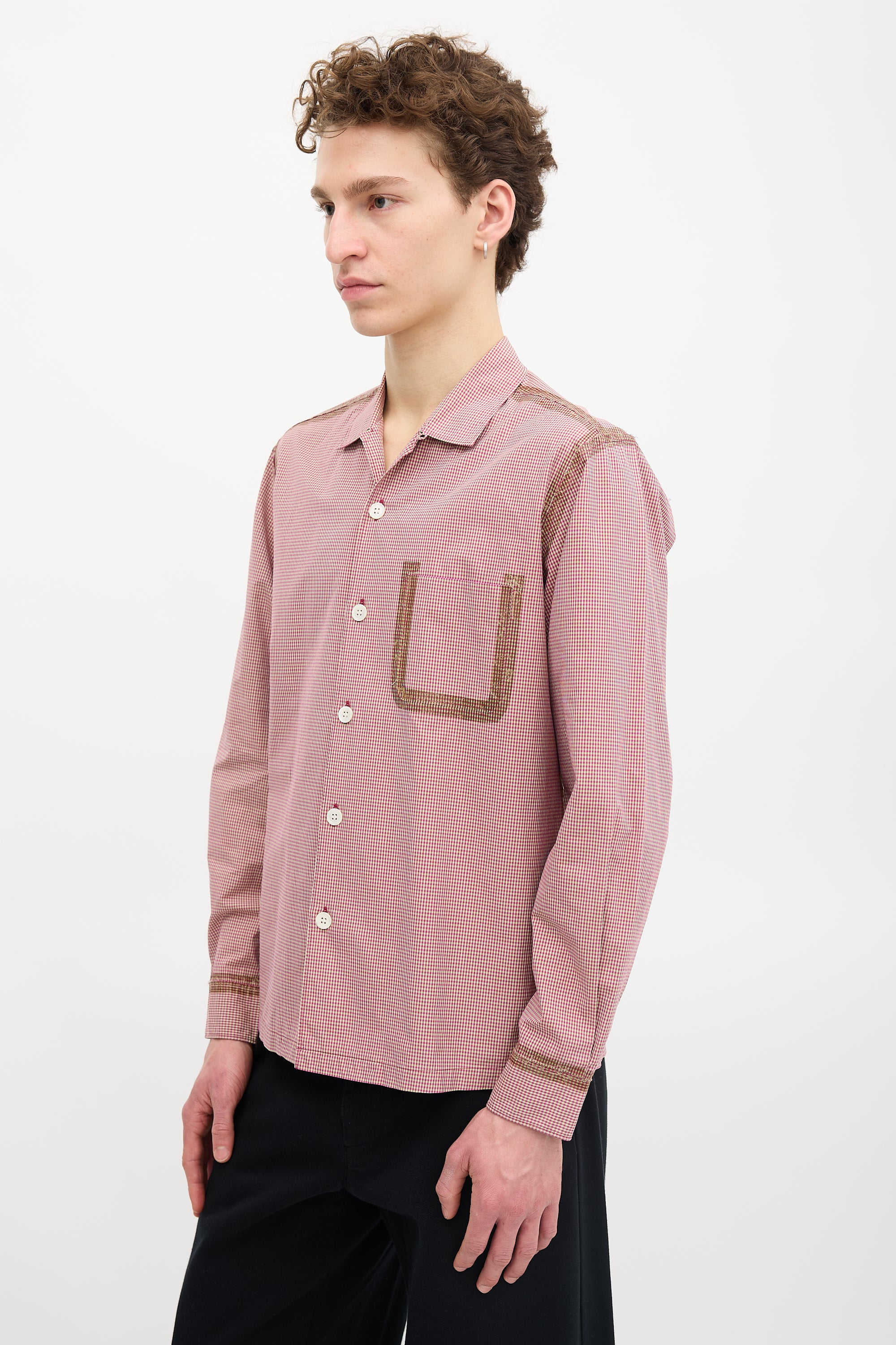 Comme des Garçons 2003 Homme Gingham Taped Shirt