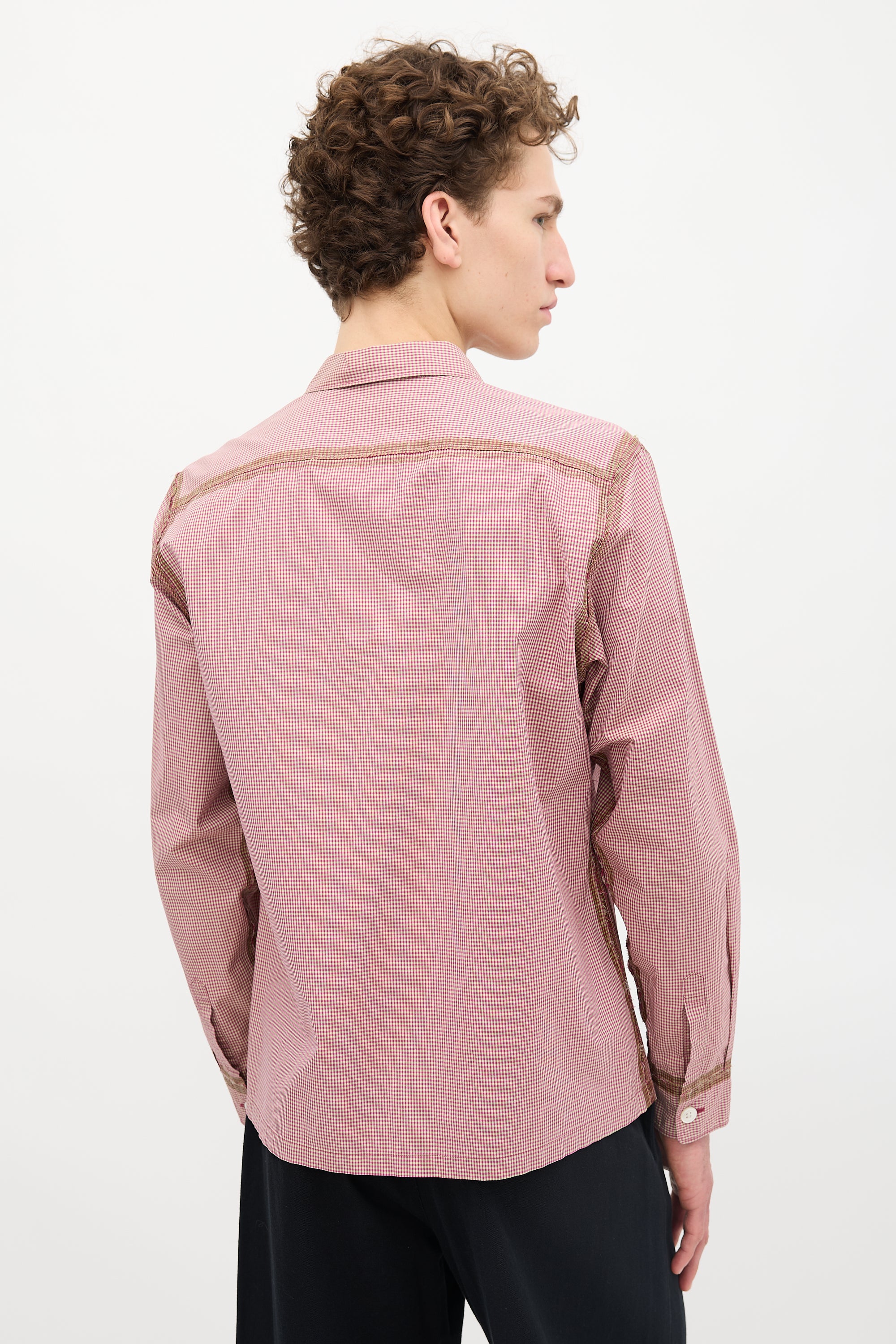 Comme des Garçons 2003 Homme Gingham Taped Shirt