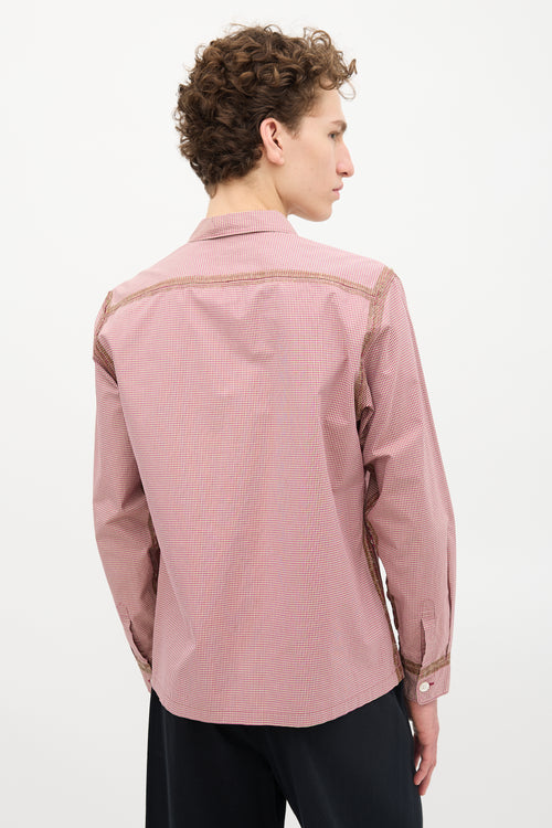 Comme des Garçons 2003 Homme Gingham Taped Shirt