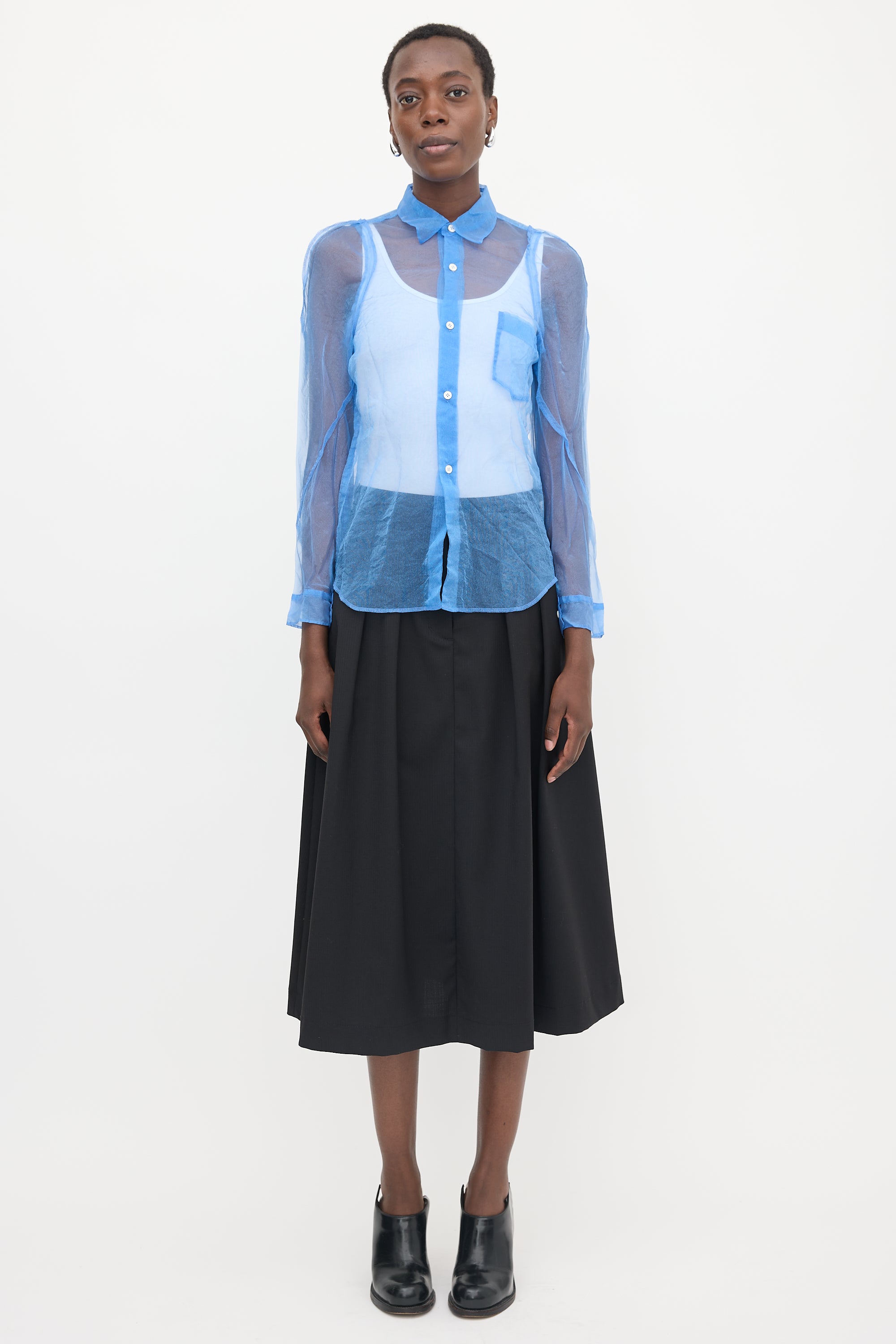 Comme des Garçons 2003 Shimmer Mesh Shirt