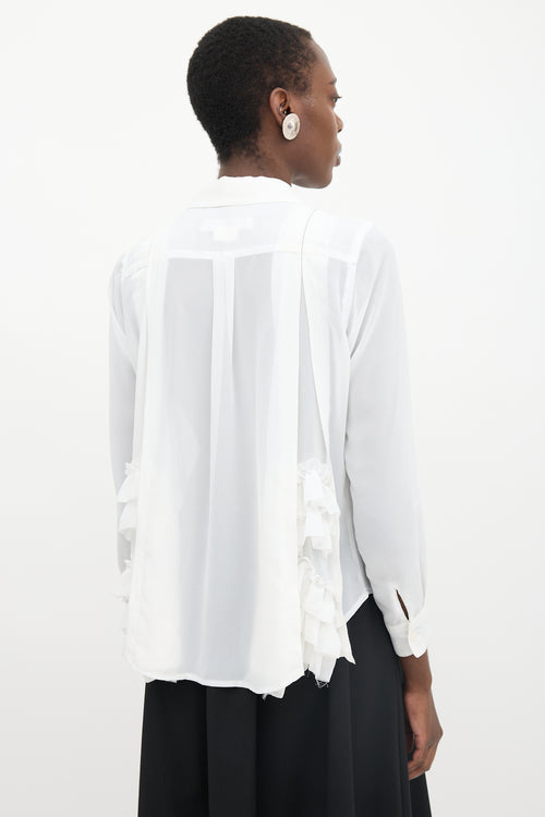 Comme des Garçons Chiffon Ruffle Shirt