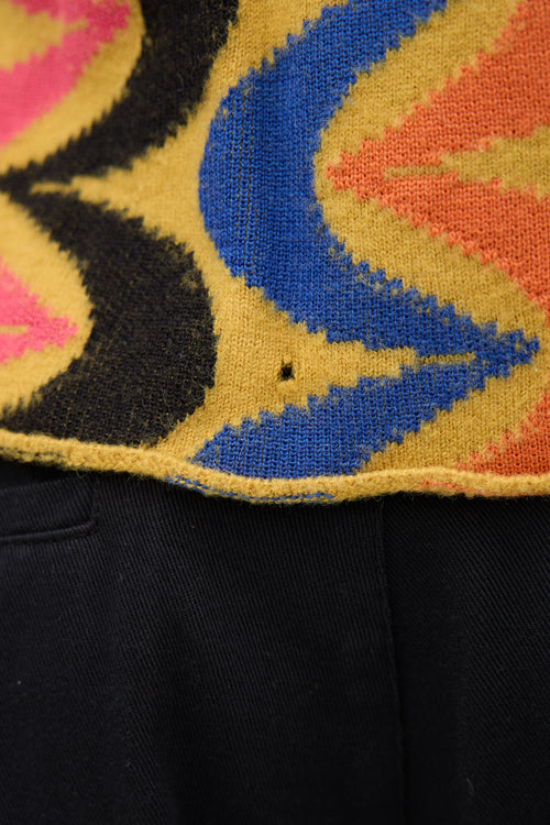 Comme des Garçons FW 2001 Homme Plus Patterned Sweater