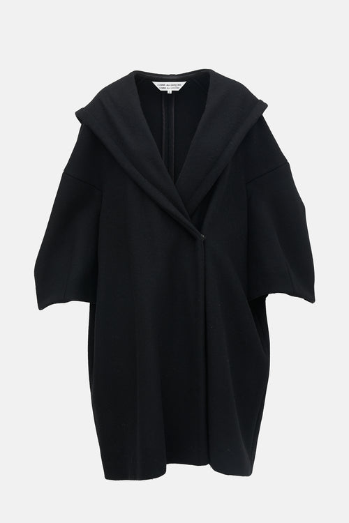 Comme des Garçons FW 2017 Wool Cape Coat